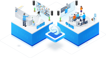 百家云双师课堂 全链路解决方案，引领互动教育新未来